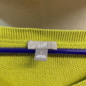 j. Jill large green sweater